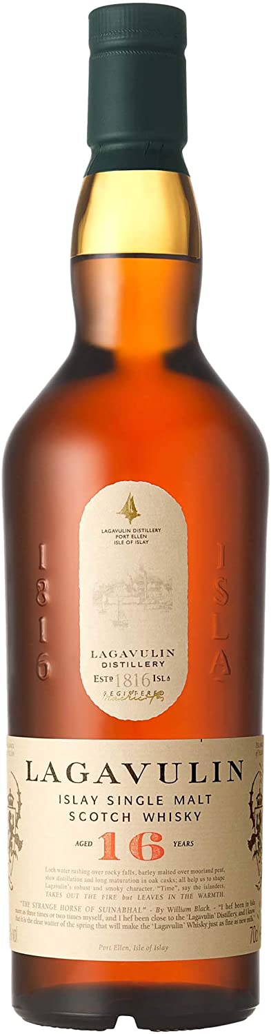 Lagavulin 16 Year Old Scotch Single Malt, Whisky Scozzese con Astuccio,  700ml 