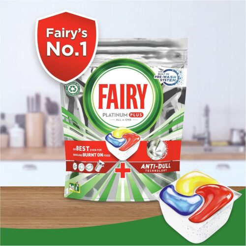 Fairy Platinum Detersivo Pastiglie Lavastoviglie Plus, Brillantante, 84 Capsule Lavastoviglie, Brezza Di Erbe Fresche, Tecnologia Pulizia Profonda, Contro Il Grasso E Le Incrostazioni Ostinate - immagine 6