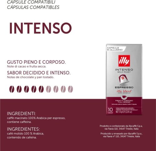 illy Caffè Tostato INTENSO in cialde E.S.E. - 12 confezioni da 18 cialde, Totale 216 Cialde - immagine 7