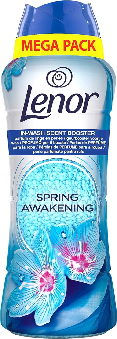 Lenor Profumatore Bucato Perle Profumate Lavatrice, Risveglio Primaverile, 570g, Intensificatore di Profumo, Maxi Formato, 100% Plastica Riciclata.. 2 Confezioni da 570g. Totale 1.140g (Copia)