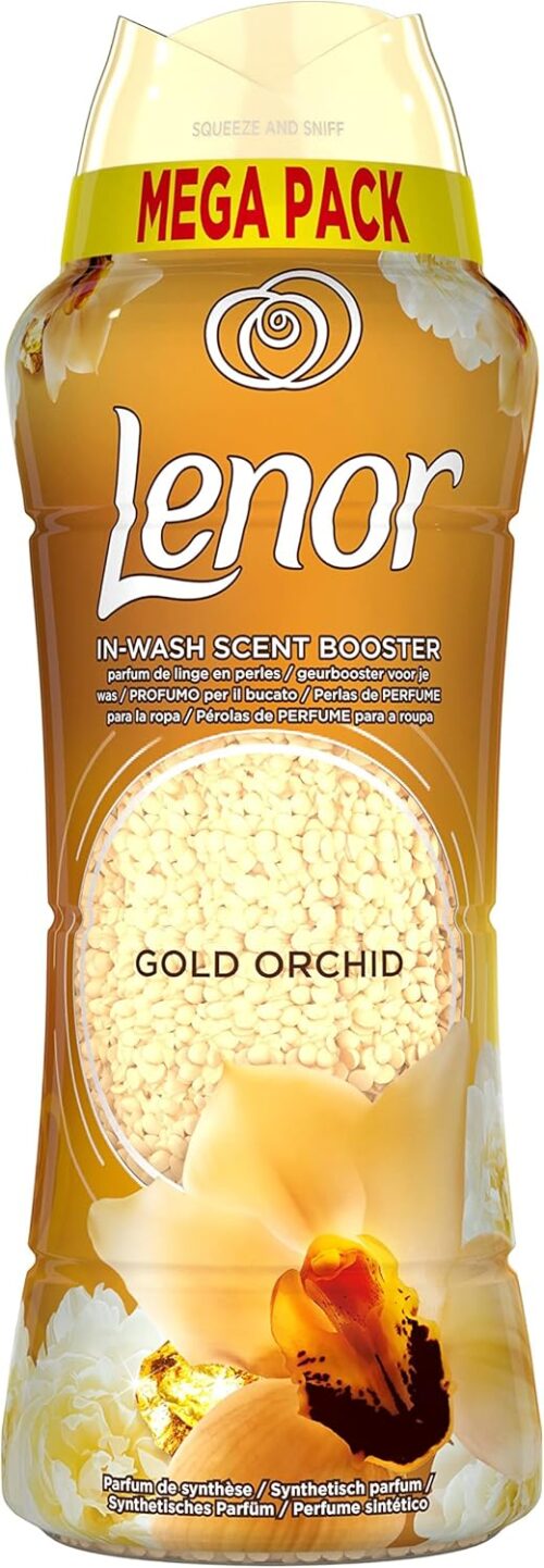 Lenor Oro & Fiori Di Vaniglia Profumo Per Bucato 570g, Più Del Profumo Che Ami 2 Confezioni da 570g. Totale 1.140g