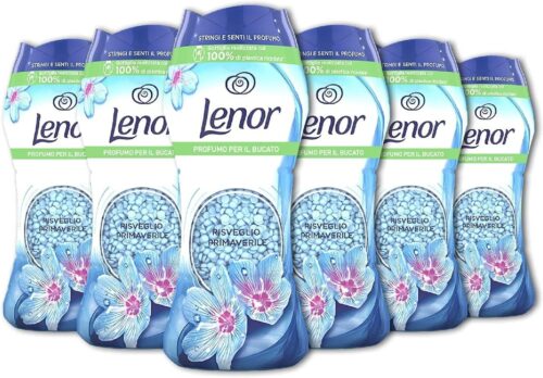 Lenor Risveglio Primaverile Profumo Per Bucato 210g, Più Del Profumo Che Ami. 6 Confezioni da 210g. Totale 1.260g.